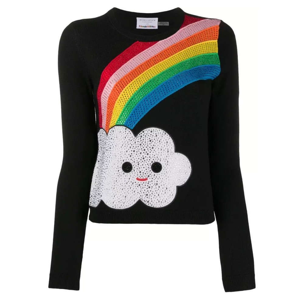 šSOLDšAlice + Olivia x Friends With You Sweater - Picture 6 of 10